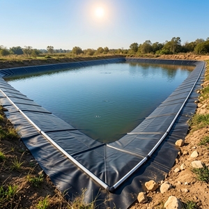 Géomembrane HDPE pour canaux de rivières artificiels/écologiques, étangs à poissons, fermes de crevettes, usage industriel - Écologique, anti-fuite - Product Image 6