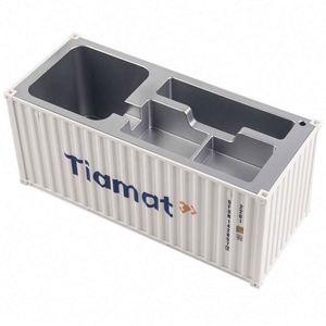 Organizador de Escritorio Personalizado de ABS, Portalápices con Diseño de Contenedor de Envío - Product Image 2