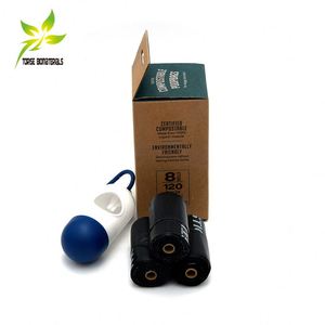 Wholesale Custom Eco-Friendly Cornstarch Pet Waste Disposal <b>Bags</b> Biodegradable Dog Poop <b>Bag</b> With Dispenser <b>Compostable</b> Poop <b>Bags</b> - Product Image 2