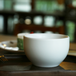 Taza Latte sin mango Taza Latte Art <span class=keywords><strong>Solo</strong></span> de cerámica blanca - Product Image 2
