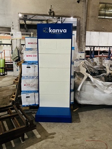 2025 phong cách phổ biến nhiệm vụ nặng nề Gondola kệ hàng tạp hóa hiển thị giá duy nhất bên siêu thị kệ - Product Image 5