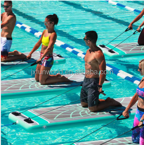 Plataforma Flotante de PVC para Yoga en <span class=keywords><strong>el</strong></span> Agua, Tapete de Yoga Flotante para Gimnasia y Fitness, Plataformas Inflables para Yoga - Product Image 1