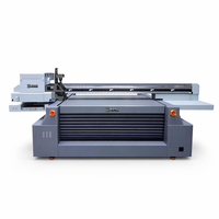 Imprimante UV à plat semi-automatique à grande clarté avec système de positionnement par vision 1612, machine d'impression jet d'encre grand format