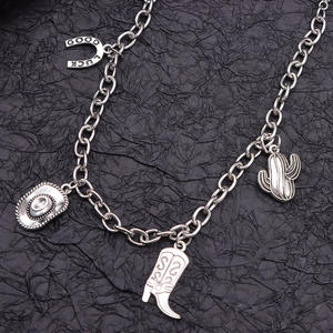 Martin <b>Boots</b> <b>Chain</b> Accessories Alloy Western Cowboy Cactus Pendant Shoe Ornaments Fashion Trend Winter 2024 - Product Image 4