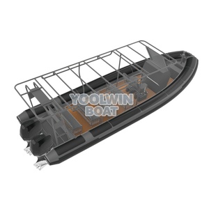 Yoowin - Bote Neumático Rígido (RIB) de 8.6 m, Resistente, con Casco en V Profunda, Certificado por la CE, para Vacaciones Familiares y <span class=keywords><strong>Cruceros</strong></span> Costeros de Lujo - Product Image 2