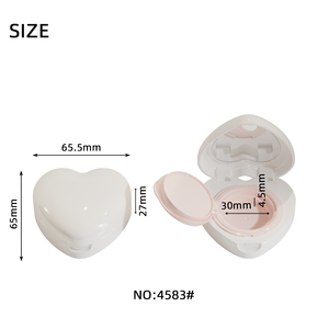 Hộp đựng phấn mini hình trái tim dễ thương Jinze kèm bông phấn - Product Image 6