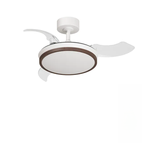 Ventilateur de plafond LED invisible rétractable de haute qualité, personnalisable, pour l'intérieur, 42W, 42 pouces, ABS, 4 pales, avec télécommande - Product Image 1