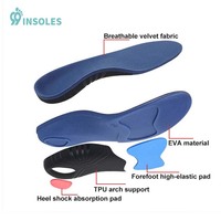 JOGHN Koreksi Kustom Dukungan Lengkungan Ortopedi Orthotic Plantar Fasciitis Sol Dalam Sol Poron