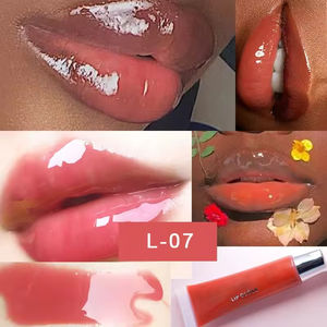 Gloss à lèvres liquide imperméable en tube à presser, maquillage naturel en gros, OEM - Product Image 4
