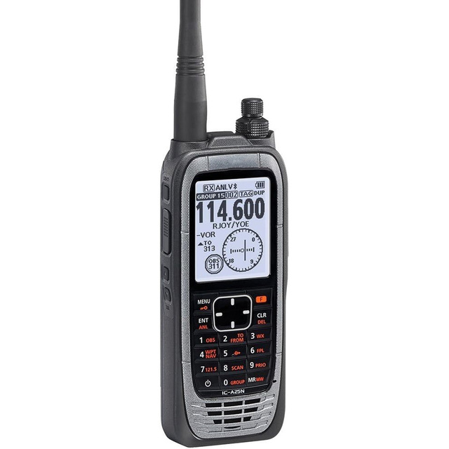 IC-A25 Aviation Walkie-talkie IC-A25N Built-in GPS Navigation Acme IC-A24 Hand Station Upgrade Two Way Radio