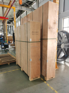 พัดลมติดผนังโลหะขนาดใหญ่ 47 นิ้ว 220V มอเตอร์ส่งกำลังเร็ว จัดส่งรวดเร็ว รองรับแรงดันไฟฟ้าตามสั่ง (OEM) ประหยัดพลังงาน ออกแบบมาเพื่อประหยัดพื้นที่และเพิ่มประสิทธิภาพ - Product Image 6