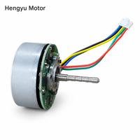 Moteur sans balais Hengyu BL4818W 12-24V CC 3412 tr/min 100 Nm de couple, montage à bride, application pour ventilateur de contrôle