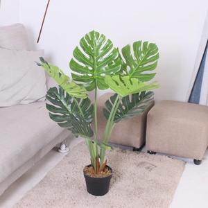 Planta de Monstera, Bonsái Artificial, Árbol en Maceta de Plástico, Realista, Ecológico, 85 cm, <span class=keywords><strong>Resistente</strong></span> a los Rayos UV - Product Image 6