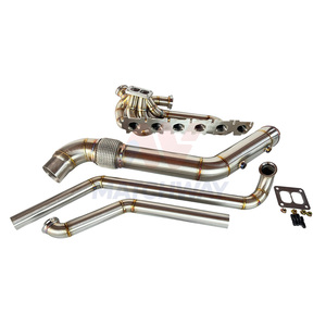 Высокопроизводительный выпускной коллектор MATCHWAY из нержавеющей стали SS304 толщиной 3 мм с двойной спиралью T4 для BMW Gen1 B58, качественный выпускной коллектор-даунпайп - Product Image 2