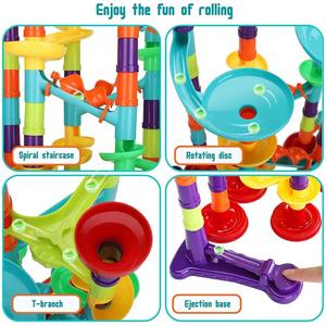 Bestseller Diy Puzzel Assemblage Doolhof Trackball Bouwsteen Marmeren <span class=keywords><strong>Run</strong></span> 3d Pijplijn Speelgoed Kinderen Educatief Blok Speelgoed - Product Image 3
