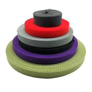Customize Size 25mm 20mm 38mm Pattern Color Pp Webbing Polypropylene Webbing Tape For Bag Strap Belt