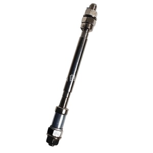 Axe de roue avant et arrière en acier massif, axe traversant pour moyeu de vélo, accessoires d'axe de roue - Product Image 1