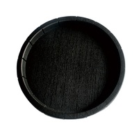NOMOYPET – plat rond en plastique noir pour Reptile, mangeoire pour tortue, tortue, lézard, vente en gros