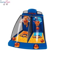 Jeu de tir au basket de bureau avec lumières et sons, jouet de table pour enfants, mini sport amusant pour le bureau et la relaxation