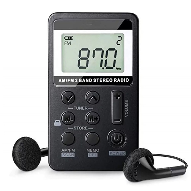 Amfm Mini Portable Digital Display Charging USB Interface FM Radio