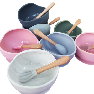 Juego de Platos de Silicona Multicolor para Bebés, Diseño Impermeable Antideslizante para Niños Pequeños, Uso Doméstico, Plato para Fideos Suave y Reutilizable - Product Image 4