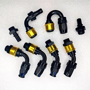 Hiệu suất xe thẳng 45 90 <span class=keywords><strong>180</strong></span> độ #4 #6 #8 #10 #12 một ống kết thúc nhanh chóng phát hành uốn phụ kiện cho ống PTFE - Product Image 4