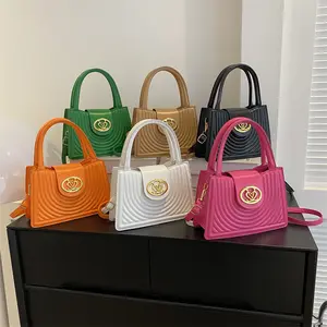 2024 Hot Selling Purses Leather Hand Bags for Women'S Handbags Ladies Trend Shoulder Sling Handbags Wholesale