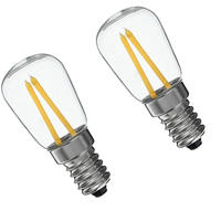 Lampu LED Kulkas 2700K, Lampu Filamen LED, Lampu LED E14 Putih Hangat ST26