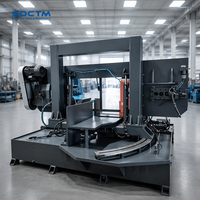 Scie à ruban horizontale CNC à angle rotatif à 45 ° avec moteur GSK4265Z Coupe de métal entièrement automatique de 650mm