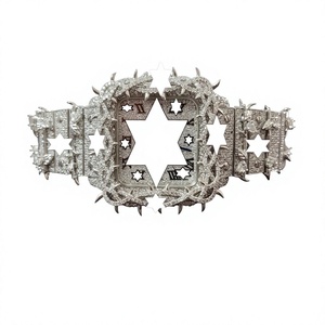 Nouvelle Montre Unisexe de Luxe Faite à la Main en Acier Inoxydable, Boîtier Carré Mécanique, Fermoir à Bouton-Poussoir, Diamant Moissanite, Iced Bust - Product Image 1