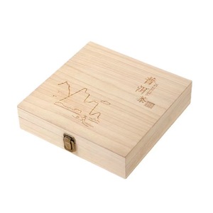 357g tea cake packaging in wooden <b>box</b>, Fuding white tea cake <b>box</b>, Pu'er tea cake <b>box</b>, tea gift <b>box</b>, handheld tea <b>box</b>, in stock. - Product Image 5