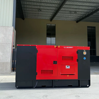 Groupe électrogène d'urgence à démarrage rapide, refroidissement par eau, diesel, 6 cylindres, triphasé 380V, silencieux, 40kva 50kva 60kva 70kva