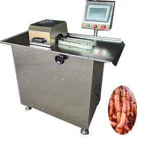 Колбаса, связывание скручивания завязывать обвязывающая машина полностью автоматическая машина для завязывания колбас