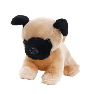 Black ear lovely small stuffed dog toys plush animal toys