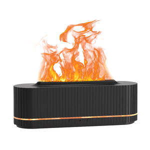 Cross Border Creative Flame Aroma Diffuser 200ml Long <b>Strip</b> Humidifier With <b>Led</b> <b>Light</b> <b>For</b> <b>Bedroom</b> And Office Use - Product Image 4