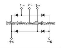 Module de pont redresseur à diodes triphasé PT76S8C PT768T PT768M PT5116A PT10012
