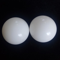 Bola Plastik Pom Putih Solid 34mm Digunakan untuk Mouse Komputer