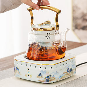 เตาเซรามิกไฟฟ้าอัจฉริยะเตาไฟฟ้าอเนกประสงค์สำหรับใช้ในครัวเรือนเตาคลื่นแสง2200วัตต์ - Product Image 4