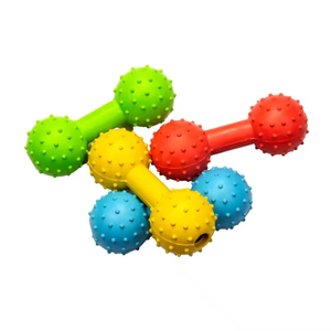 Juguete Masticable Clásico para Perros, Serie Dumbbell, Directo de Fábrica, Resistente al Agua, Divertido, Interactivo, con Sonido, Alivia la Ansiedad, Múltiples Colores - Product Image 5