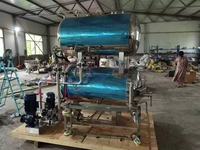 Nieuwe semi-automatische horizontale stoomautoclaaf retortmachine voor voedselsterilisatie van vlees, ingeblikte producten en restaurants