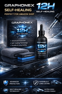 GRAPHONEX Elite 12H Revestimiento de Borofeno Autoregenerable Ultra Premium Nano Shield Recuperación de Superficie Activada por Calor 50ml Pintura para Automóviles - Product Image 4