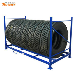 بسعر المصنع نظام أرفف إطارات قابل للطي قابل للطي وقابل للطي لتخزين المخازن الثقيلة من النوع الصلب - Product Image 1