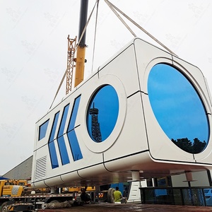 Fabricant de maisons mobiles de grande taille, de type capsule spatiale, en aluminium, pour hôtel, style UFO, pour les célébrités d'Internet - Product Image 1