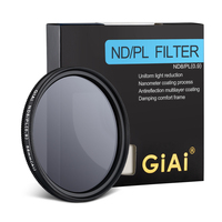 Filter Lensa Kamera GiAi 58mm ND8 CPL 2 in 1 Neutral Density Circular Polarizer untuk Fotografi Canon DSLR Mirrorless