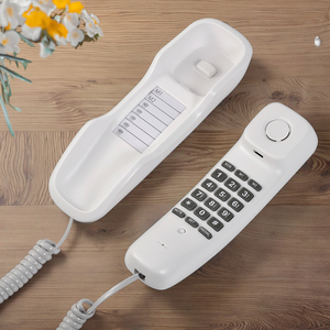 Peaksound P-6002B treo tường có dây điện thoại với quay số lại 1 năm bảo hành cho nhà khách sạn Văn phòng & Trung tâm cuộc gọi sử dụng - Product Image 5