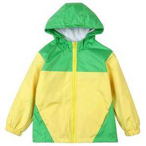 Vêtements pour enfants asiatiques en gros, fabriqués en Chine, en ligne, veste imperméable à fermeture éclair en polyester - Product Image 4