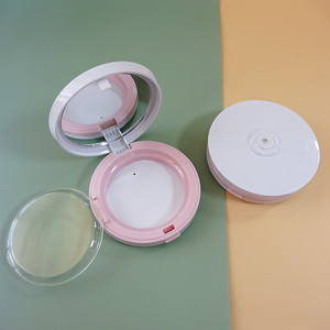 Estuche Compacto de Plástico ABS Vacío para Cosméticos con Espejo, Logotipo y Diseño Personalizados, Forma Redonda para Base de Maquillaje en Polvo - Product Image 5