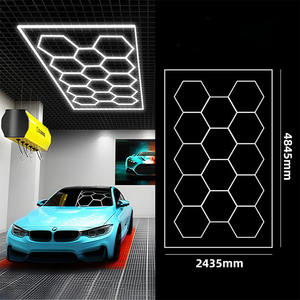 厂家直销14格LED六角灯IP65车库和汽车陈列室工作灯带灯 - Product Image 2
