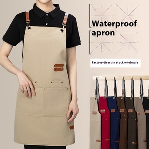 ผ้ากันเปื้อนผ้าใบแบบปรับแต่งได้ผ้ากันเปื้อนกันน้ำและกันน้ำมันสำหรับการโฆษณาในสตูดิโอ - Product Image 1