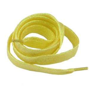 Lacets de chaussures à paillettes tendance, lacets plats colorés pour chaussures de sport, baskets, bottes, lacets de 1 cm de largeur - Product Image 3